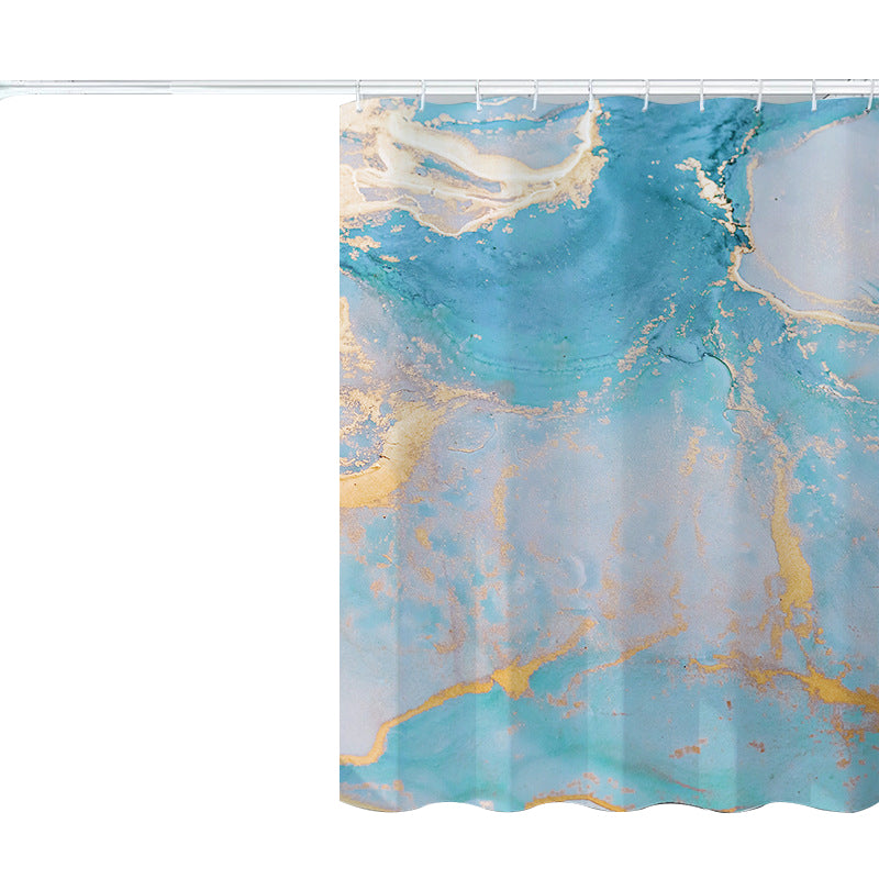 180x200cm Shower Curtain Set with Hooks 3D Marble Fabric Shower Liner Bottom Magnets 180x200cm Shower Curtain Set with Hooks 3D Marble Fabric Shower Liner Bottom Magnets